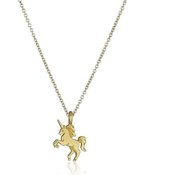 NWT Life Is Magical Unicorn Necklace - Gold - Picture 2 of 3